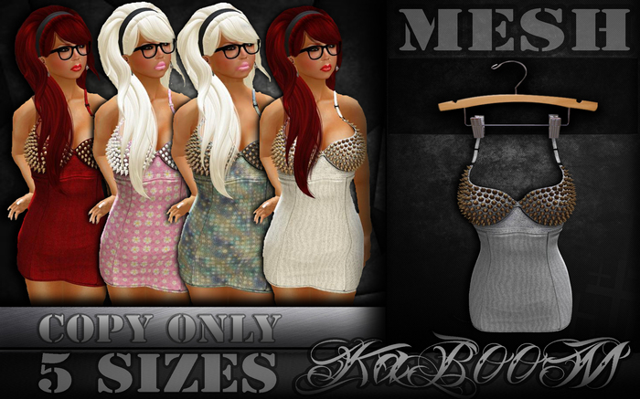 \\KB// White & Gold Mesh Studded Skirt