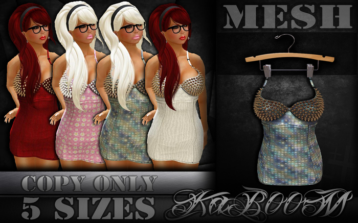 \\KB// Aquah Mesh Studded Skirt