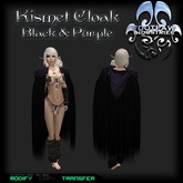 [FPI] Kismet Cloak Black & Purple - Unisex Hooded Cloak