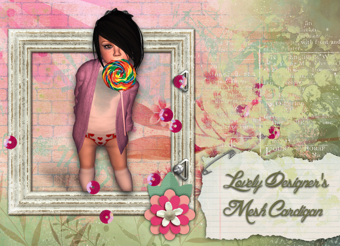 Lovely Designers Mesh Cardigan