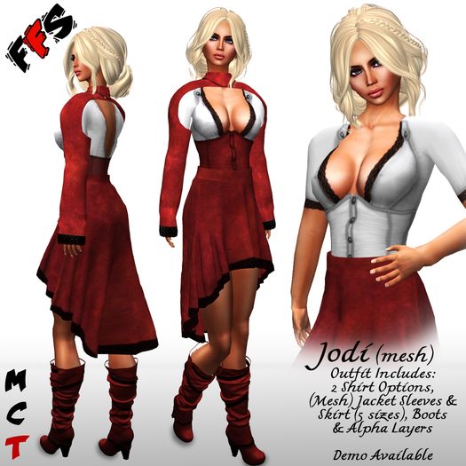 *FFS* Jodi Dress - Red