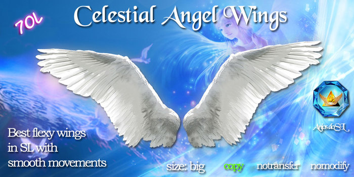 Celestial Angel Wings - White