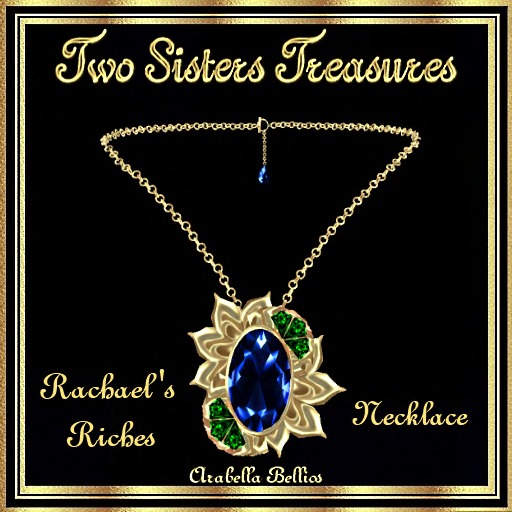 TST - RACHAEL'S RICHES SAPPHIRE EMERALDS NECKLACE YG