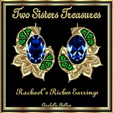 TST - RACHAEL'S RICHES SAPPHIRE EMERALDS EARRINGS YG