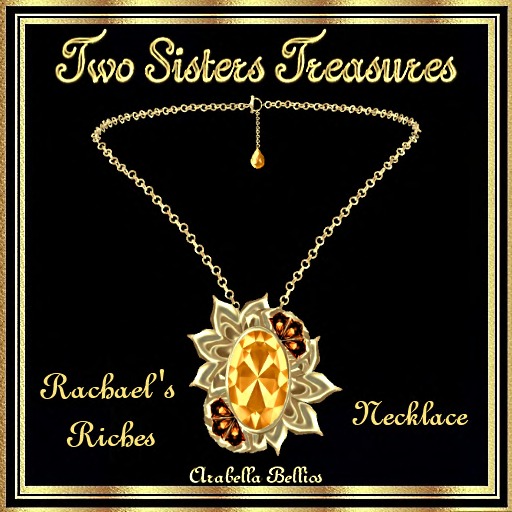 TST - RACHAEL'S RICHES TOPAZ AMBER GARNET NECKLACE YG