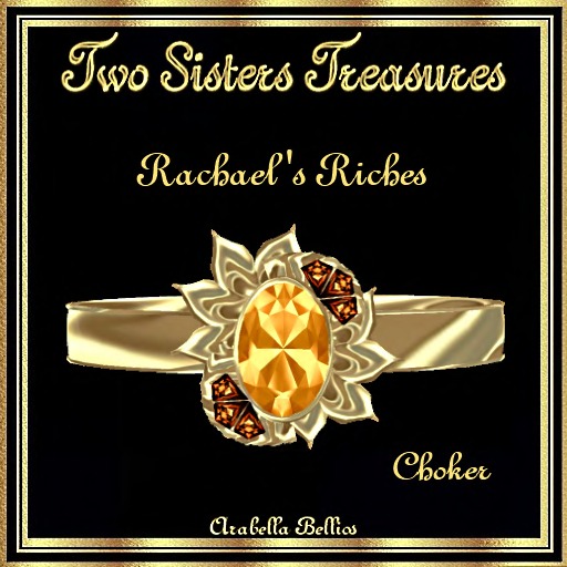 TST - RACHAEL'S RICHES TOPAZ AMBER GARNET CHOKER YG
