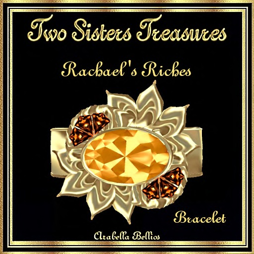 TST - RACHAEL'S RICHES TOPAZ AMBER GARNET BRACELET YG