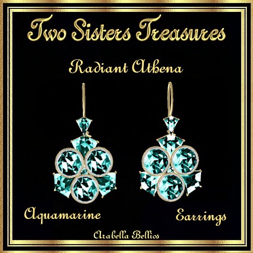 TST - RADIANT ATHENA AQUAMARINE EARRINGS