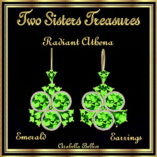 TST - RADIANT ATHENA EMERALD EARRINGS