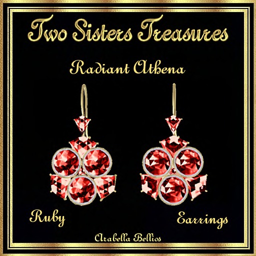 TST - RADIANT ATHENA RUBY EARRINGS