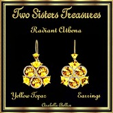 TST - RADIANT ATHENA YELLOW TOPAZ EARRINGS
