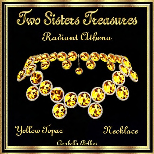 TST - RADIANT ATHENA YELLOW TOPAZ NECKLACE