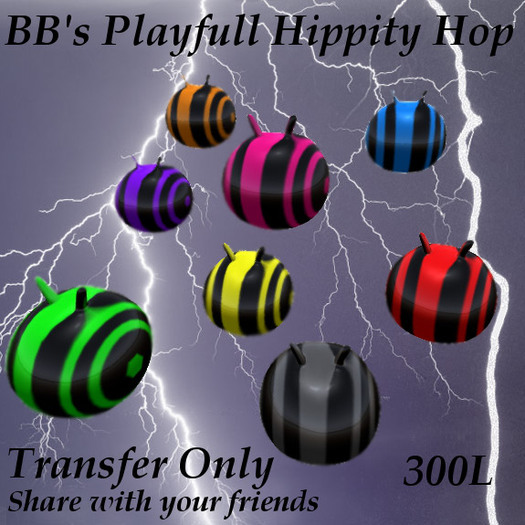 bb's Hippity hop Transferable Set BOXED
