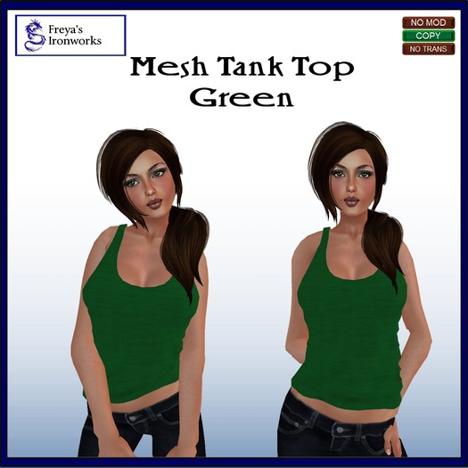 Mesh Tank Top - Green