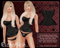 [Etchaflesh] Down Incognito Empire Corset