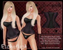 [Etchaflesh] Lorna Strawberry Empire Corset