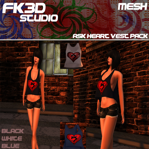 Ask Heart Vest Pack