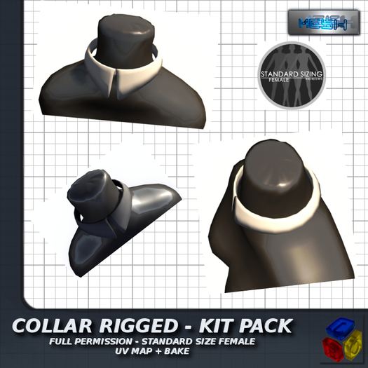 -LEO- collar kit pack FULL PERMISSION  [MESH]