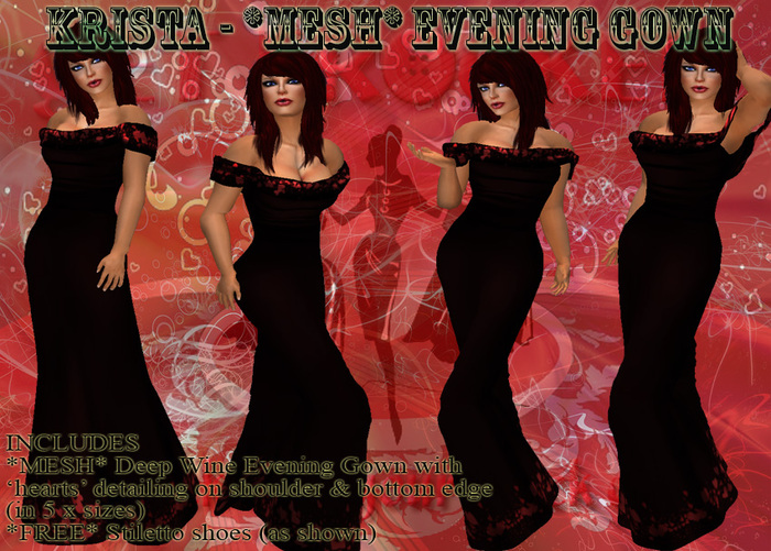 KRISTA *MESH* Evening Gown