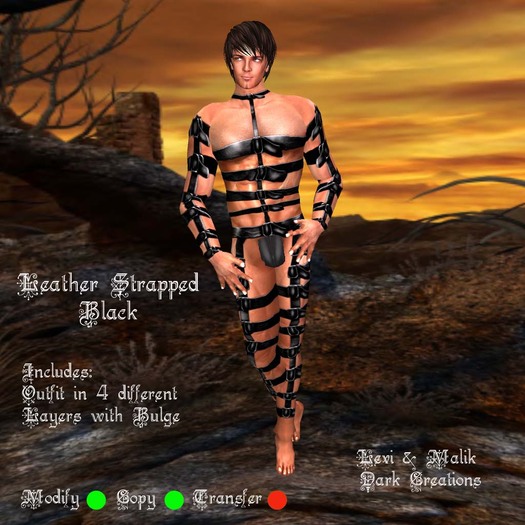 Leather Strapped Black