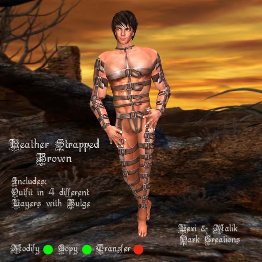 Leather Strapped Brown