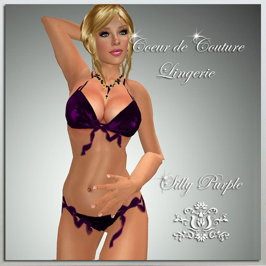 Coeur de Couture Lingerie Silly Purple
