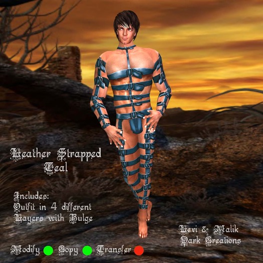 Leather Strapped Teal