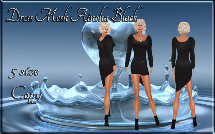 LSR - Dress Mesh Ainoha Black