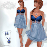 *Lurve* Sweetheart Cocktail Dress - Blue