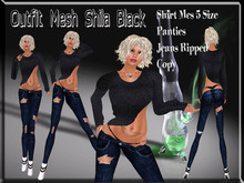 LSR - Outfit Mesh Shila Black