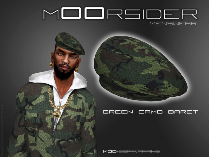 [mOOrsider] - Baret - Green Camo