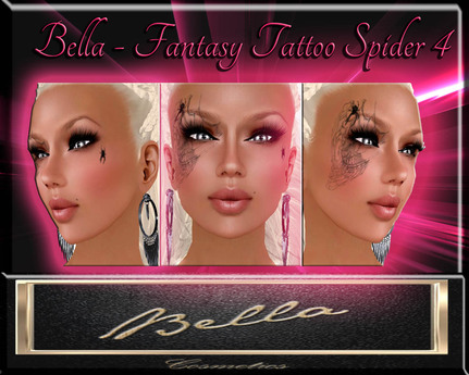 Second Life Marketplace - Bella - Fantasy Tattoo Spider 4