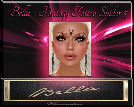 Second Life Marketplace - Bella - Fantasy Tattoo Spider 5