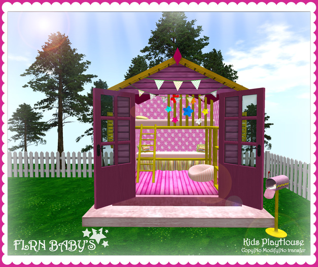 Kids Playhouse Pink