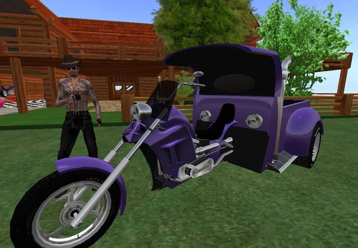 Billy Trike Purple with Cuddle Bed  (BOXED)