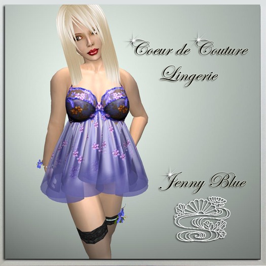 Coeur de Couture Lingerie Jenny Blue