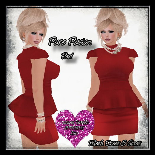 -Mystique-Pure Pasion Red Lolas Tango Applier Incl