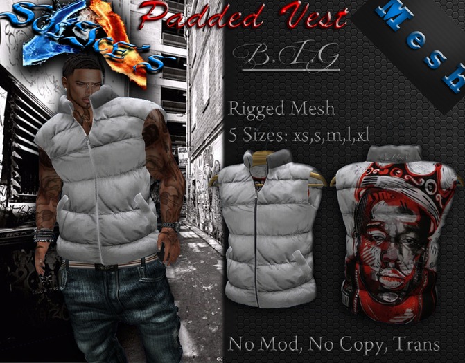 *SoL!ce's* Padded Vest Mesh B.I.G