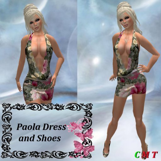 Paola Floral vert