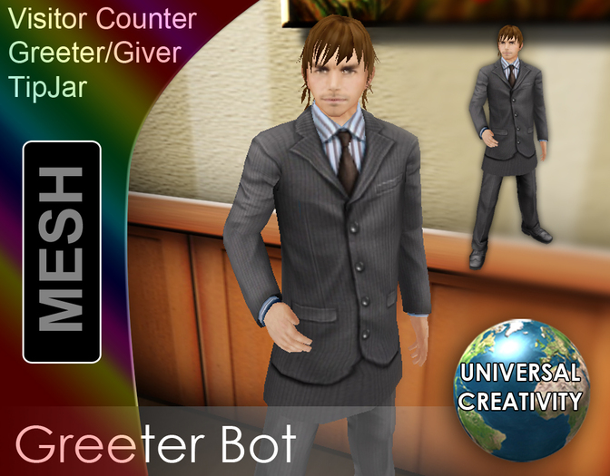 Universal Creativity - Buisness Man Bot