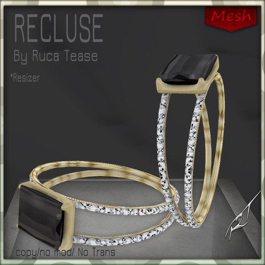 Mesh Solitaire Ring RECLUSE Series