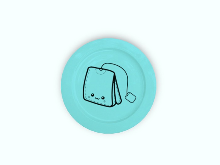 Vintage Plate - Tea Time