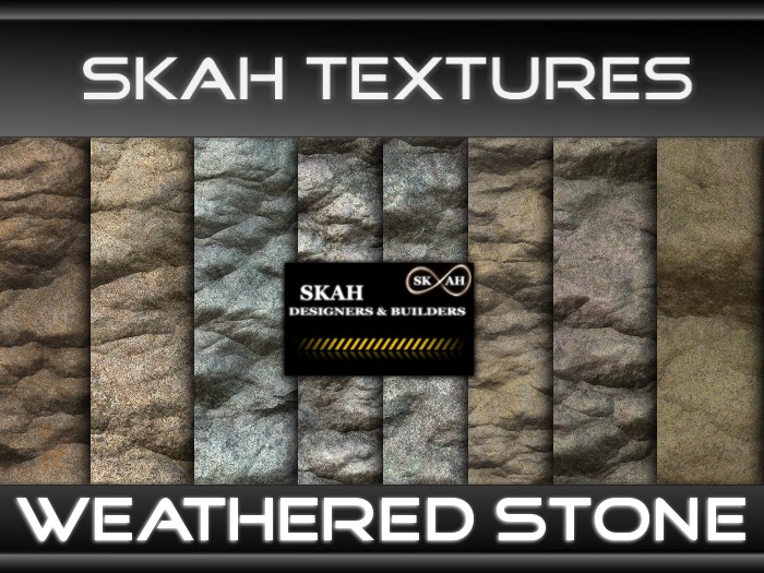 Second Life Marketplace - [SKAH TEXTURES] - Weathered Stones