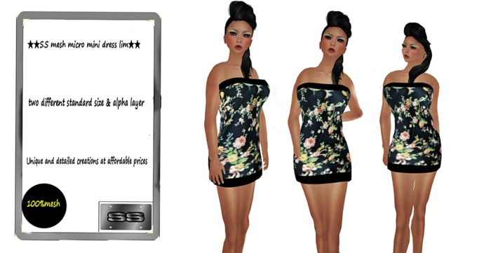 S.S mesh micro mini dress lim