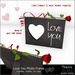 hanaya love you photo frame