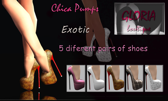 GLORIA Chica Pumps Exotic PROMO !!
