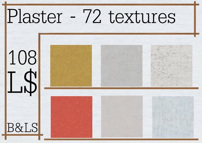 B&LS - plaster - 72 textures 