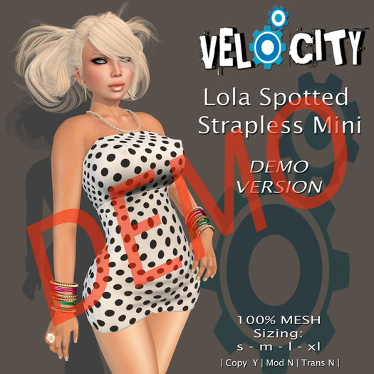 VELOCITY DEMO Lola Mini Dress