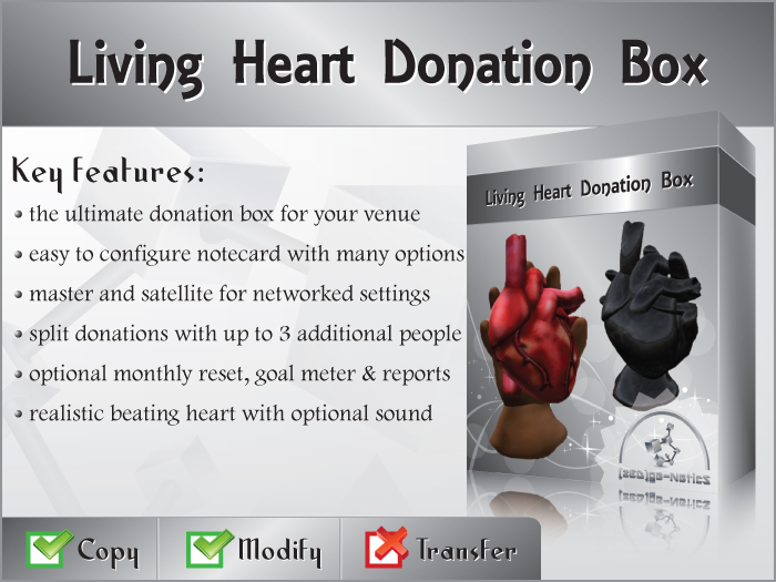 [zED] Living Heart Donation Box