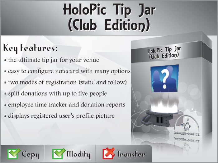 [zED] HoloPic Tip Jar (Club Edition)